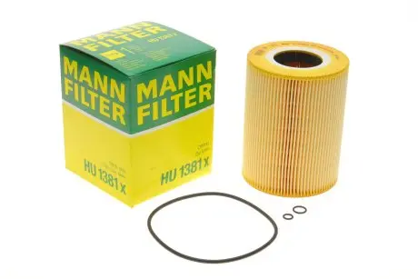 HU1381X Масляний фільтр MANN підбір по vin на Brocar