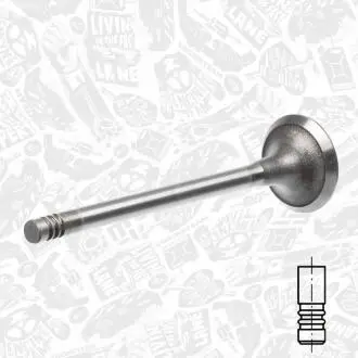 VI0077 Впускний клапан ET ENGINETEAM підбір по vin на Brocar