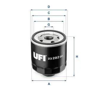 2328200 Масляний фільтр UFI підбір по vin на Brocar