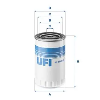 2319800 Масляний фільтр UFI підбір по vin на Brocar