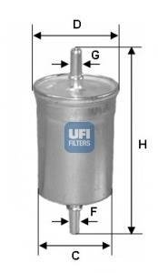 3171000 Топливный фильтр UFI подбор по vin на Brocar