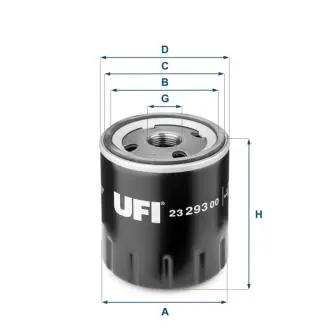 2329300 Масляный фильтр UFI подбор по vin на Brocar
