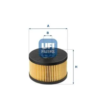 2514500 Масляний фільтр UFI підбір по vin на Brocar