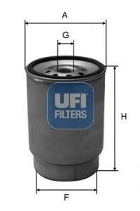 2403501 Паливний фільтр UFI підбір по vin на Brocar