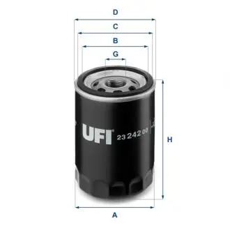 2324200 Масляный фильтр UFI подбор по vin на Brocar