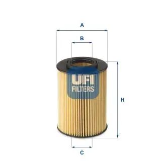 2507500 Масляний фільтр UFI підбір по vin на Brocar