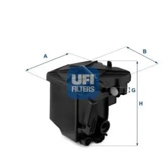 2402700 Топливный фильтр UFI подбор по vin на Brocar