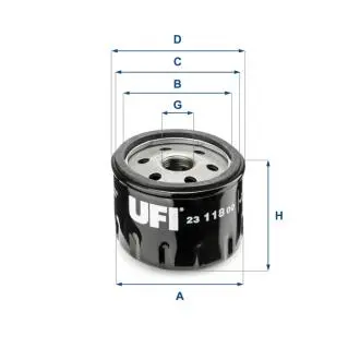 2311800 Масляный фильтр UFI подбор по vin на Brocar