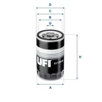 2313000 Масляний фільтр UFI підбір по vin на Brocar