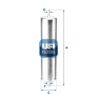 3183800 Топливный фильтр UFI подбор по vin на Brocar