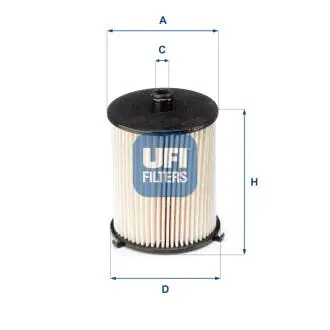 2607300 Топливный фильтр UFI подбор по vin на Brocar