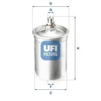 3150500 Паливний фільтр UFI підбір по vin на Brocar