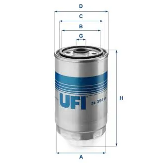 2439400 Топливный фильтр UFI подбор по vin на Brocar