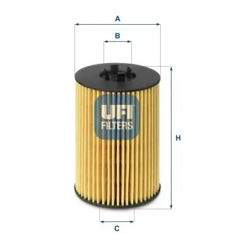 2514400 Масляний фільтр UFI підбір по vin на Brocar