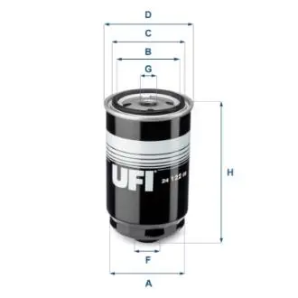 2412200 Паливний фільтр UFI підбір по vin на Brocar