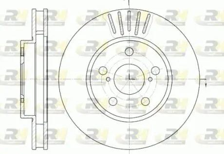 654110 Гальмівний диск ROADHOUSE підбір по vin на Brocar