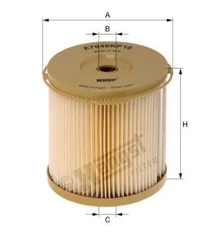 E7040KP10 Топливный фильтр HENGST FILTER підбір по vin на Brocar
