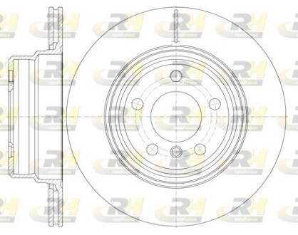 675510 Тормозной диск ROADHOUSE підбір по vin на Brocar