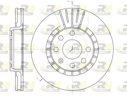 617810 Гальмівний диск ROADHOUSE підбір по vin на Brocar