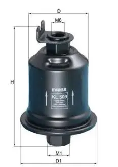 KL509 Паливний фільтр MAHLE / KNECHT підбір по vin на Brocar