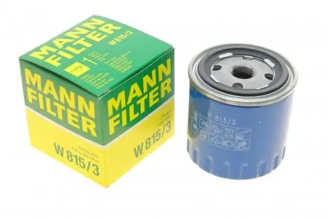 W8153 Фільтр оливний Peugeot 205 1.1/1.4 87-90/305 1.5 85-90 MANN підбір по vin на Brocar