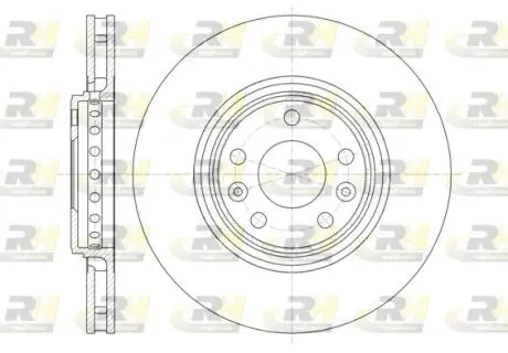6134510 Гальмівний диск ROADHOUSE підбір по vin на Brocar