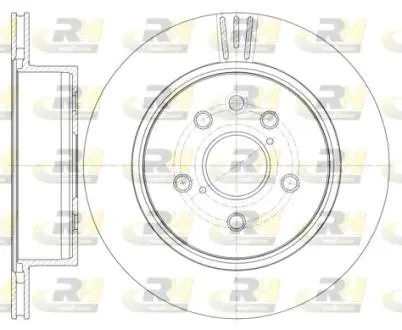 6125510 Тормозной диск ROADHOUSE підбір по vin на Brocar
