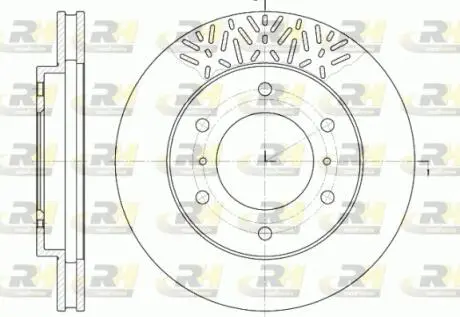 663910 Гальмівний диск ROADHOUSE підбір по vin на Brocar