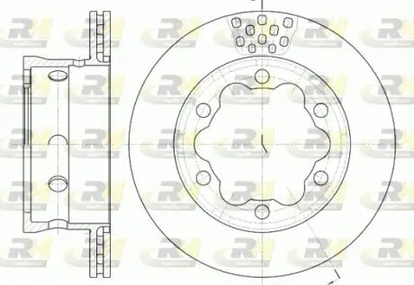 662310 Тормозной диск ROADHOUSE подбор по vin на Brocar