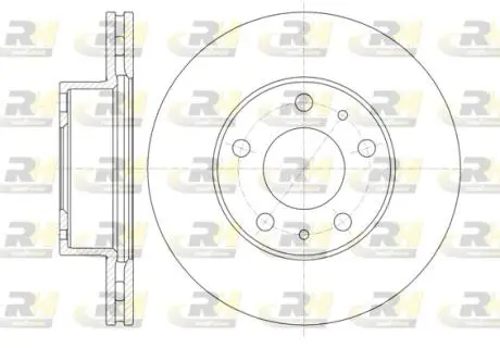 6135110 Тормозной диск ROADHOUSE подбор по vin на Brocar