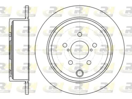 6141500 Диск тормозной (задний) Subaru Forester 08-/Impreza 08-/Outback 08- (286x10) ROADHOUSE підбір по vin на Brocar