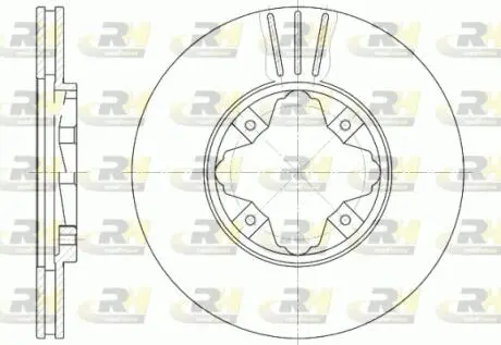 648510 Тормозной диск ROADHOUSE підбір по vin на Brocar