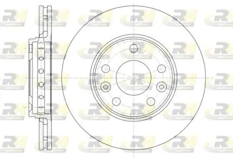 6134610 Тормозной диск ROADHOUSE подбор по vin на Brocar