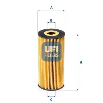 2516600 Фільтр масла UFI підбір по vin на Brocar