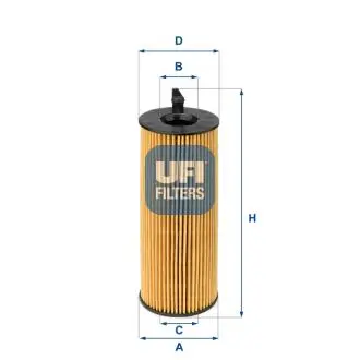 2508400 Масляный фильтр UFI подбор по vin на Brocar