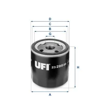 2329900 Масляный фильтр UFI подбор по vin на Brocar