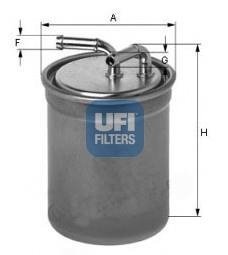 2401600 Топливный фильтр UFI подбор по vin на Brocar
