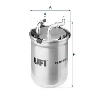 2401600 Паливний фільтр UFI підбір по vin на Brocar