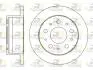 Диск тормозной (задний) Citroen Jumper/Fiat Ducato/Peugeot Boxer 06- (279.7x16) 6105600