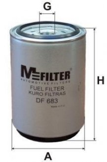DF683 Паливний фільтр M-FILTER підбір по vin на Brocar
