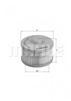 KX266D Топливный фильтр MAHLE / KNECHT підбір по vin на Brocar
