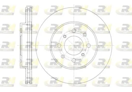 6135710 Гальмівний диск ROADHOUSE підбір по vin на Brocar