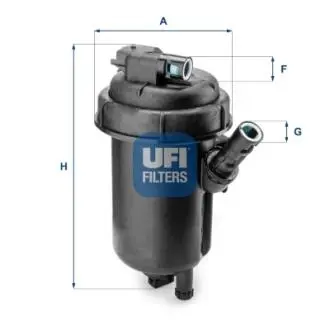 5515200 Топливный фильтр UFI підбір по vin на Brocar