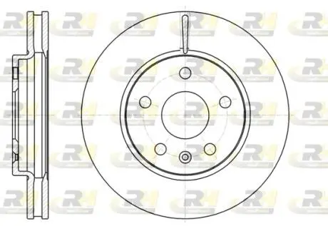 6128510 Тормозной диск ROADHOUSE підбір по vin на Brocar