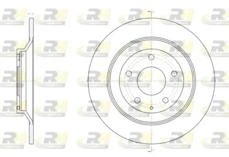 6151800 Тормозной диск ROADHOUSE підбір по vin на Brocar