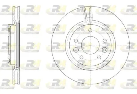 6158110 Гальмівний диск ROADHOUSE підбір по vin на Brocar