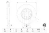 0986479308 Диск тормозной (передний) Opel Agila B 08-14 (252x20) BOSCH підбір по vin на Brocar