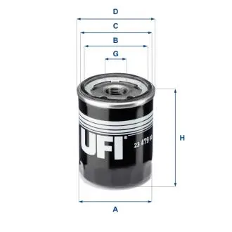 2347900 Масляний фільтр UFI підбір по vin на Brocar