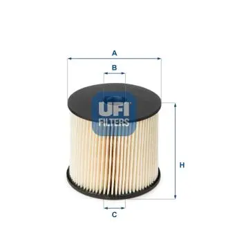 2600300 Топливный фильтр UFI подбор по vin на Brocar