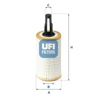 2517200 Масляний фільтр UFI підбір по vin на Brocar